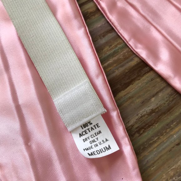Light Pink Satin Formal Cummerbund with Elastic Boy Sizes - Choose Size - Picture 3 of 4